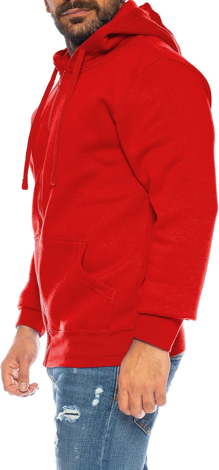 Raff &amp; Taff Herren Zipper Hoodies Kapuzenjacke Sweatjacke Übergangsjacke Jacke Basic Schlicht bis 8X