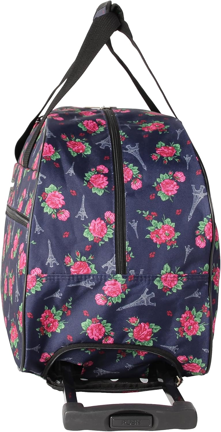 Betsey Johnson Designer-Handgepäck-Kollektion – leichte Reisetasche mit Muster, 55,9 cm – Wochenend-