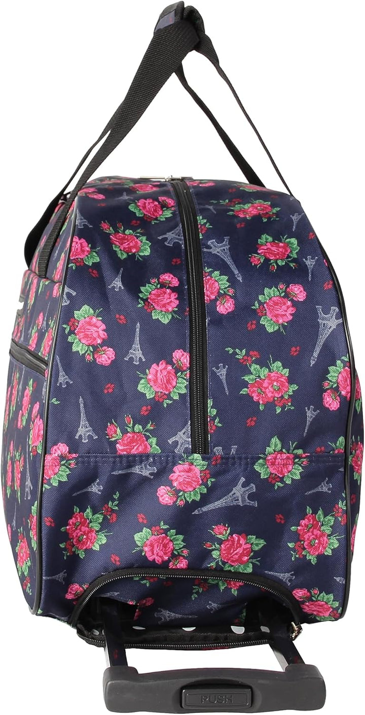 Betsey Johnson Designer-Handgepäck-Kollektion – leichte Reisetasche mit Muster, 55,9 cm – Wochenend-