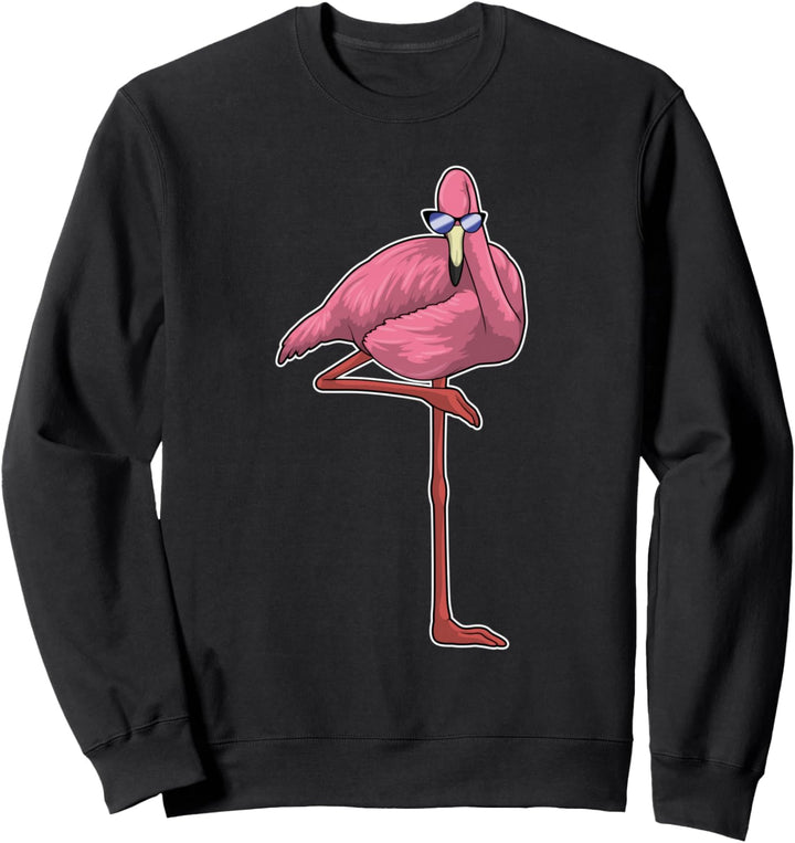 Flamingo Sonnenbrille Sweatshirt