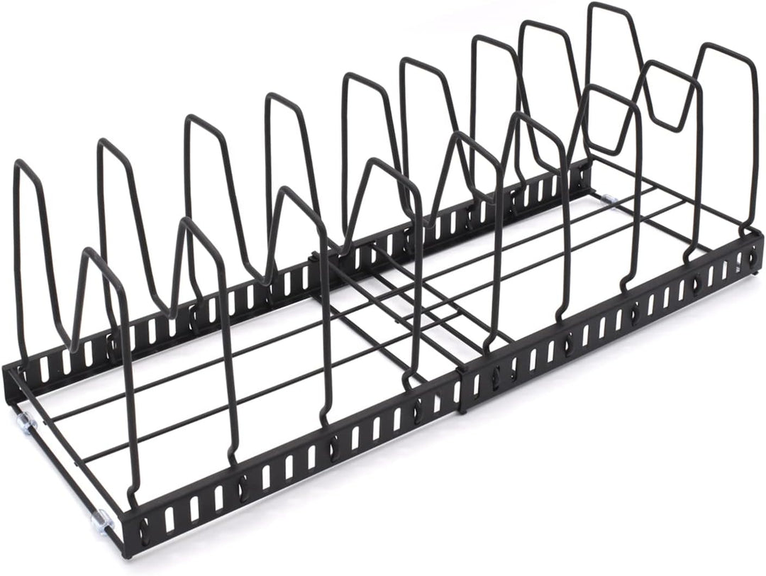 joeji's Kitchen Topfdeckelhalter Pfannenhalter für Schrank Schublade, Deckelhalter Küche, 9 Verstell