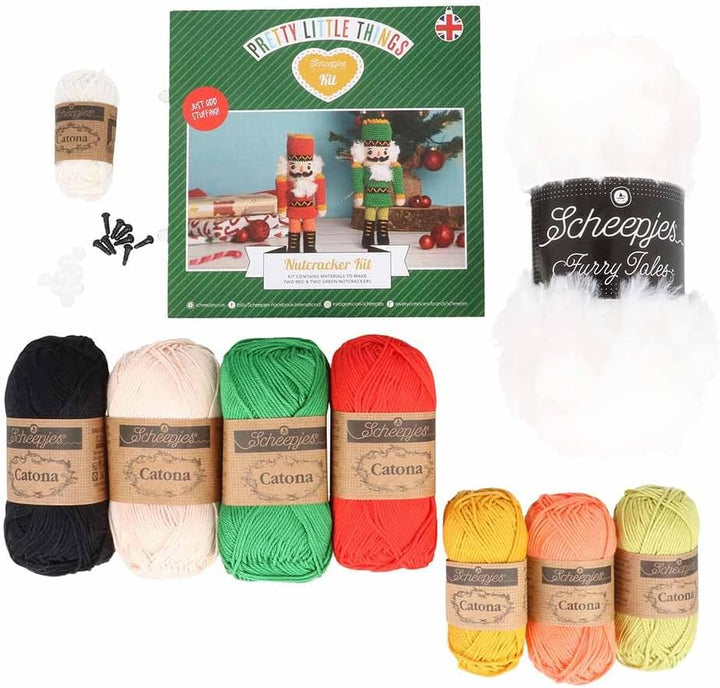 Scheepjes - Scheepjes Nussknacker Häkelset Catona und Furry Tales - 1 Set Nussknacker Catona und Fur