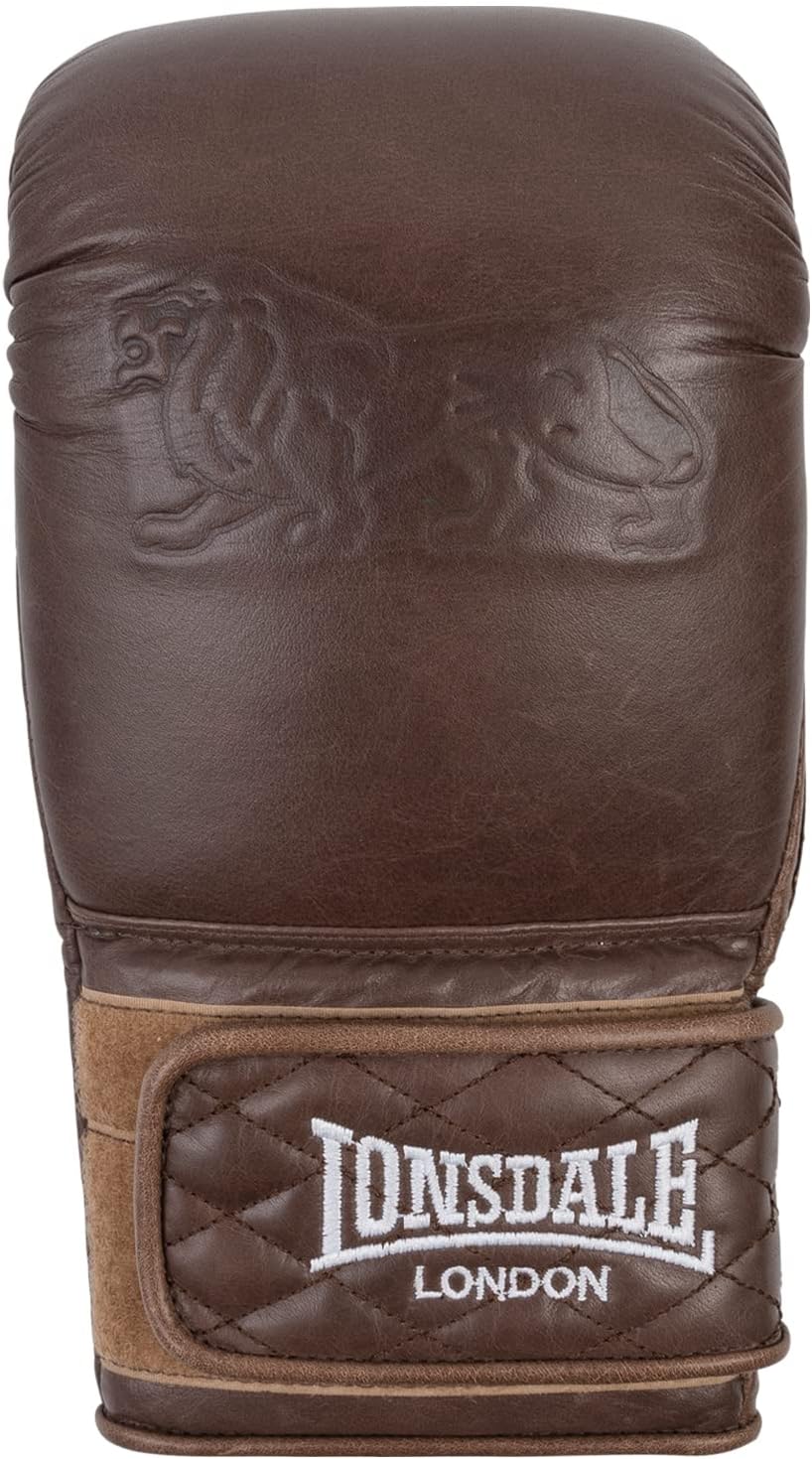 Lonsdale Boxsackhandschuhe aus Leder Vintage Bag Gloves Vintage Brown S/M, Vintage Brown S/M