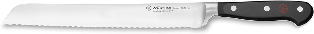 WÜSTHOF Classic Brotmesser 23 cm, Schwarz Schwarz 23 cm Brotmesser, Schwarz 23 cm Brotmesser