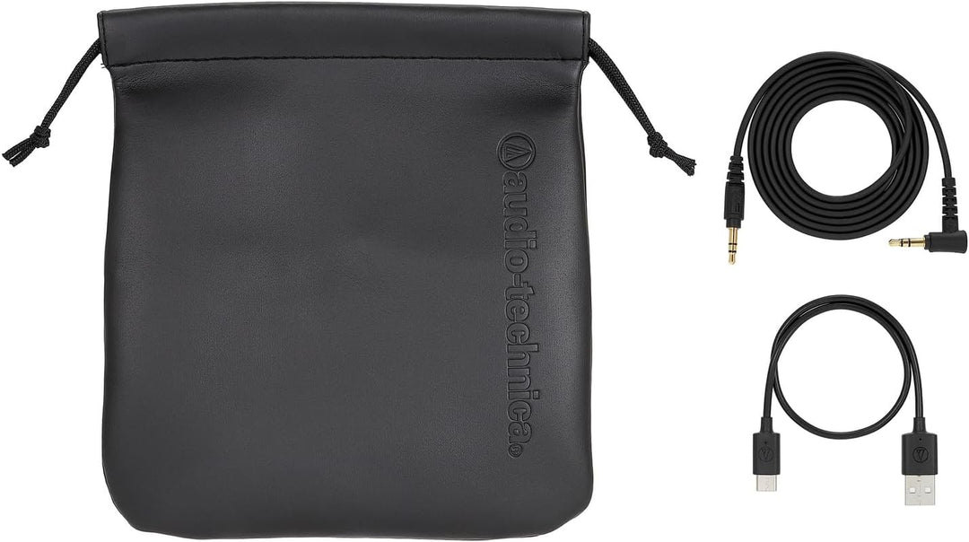 Audio-Technica M50xBT2 Kabelloser Kopfhörer Schwarz Black Bluetooth Single, Black Bluetooth Single