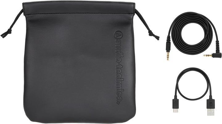 Audio-Technica M50xBT2 Kabelloser Kopfhörer Schwarz Black Bluetooth Single, Black Bluetooth Single