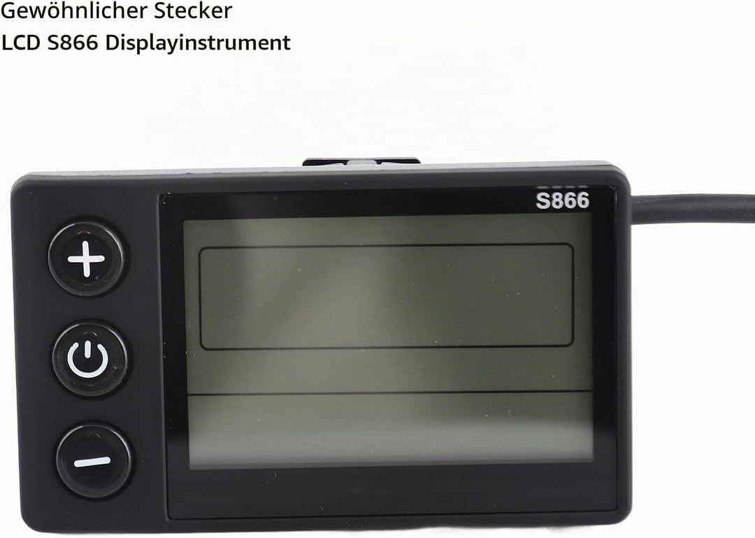 S866 Elektrofahrrad, LCD-Messgerät, 24 V, 36 V, 48 V, Display, Fahrradcomputer, Roller-Bedienfeld mi