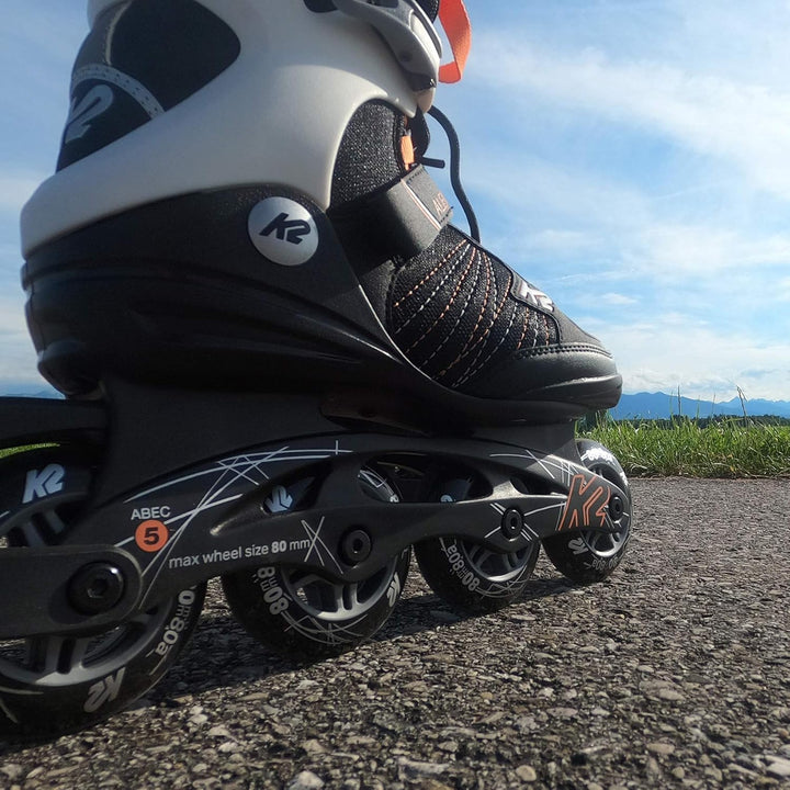 K2 Damen Alexis 80 Inline Skates EU: 39 (UK: 5.5 / US: 8) black - orange, EU: 39 (UK: 5.5 / US: 8) b