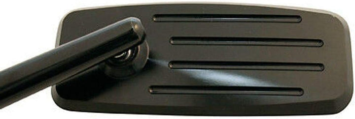 HIGHSIDER CNC gefräster schwarz Aluspiegel Action