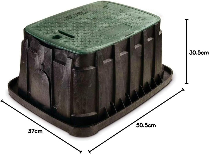Rainbird Ventilkasten VBA02674 eckig 505x370x305mm für 3 Ventile