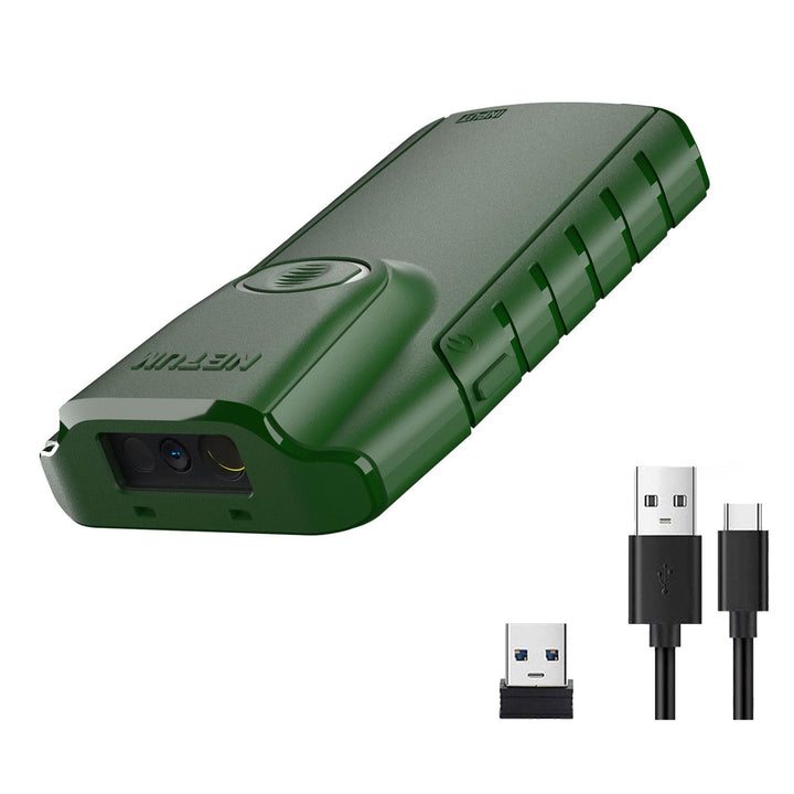 NETUM Bluetooth 1D Barcode Scanner, 3-in-1 Kleine Tragbare CCD Barcode Leser Automatische Drahtlose