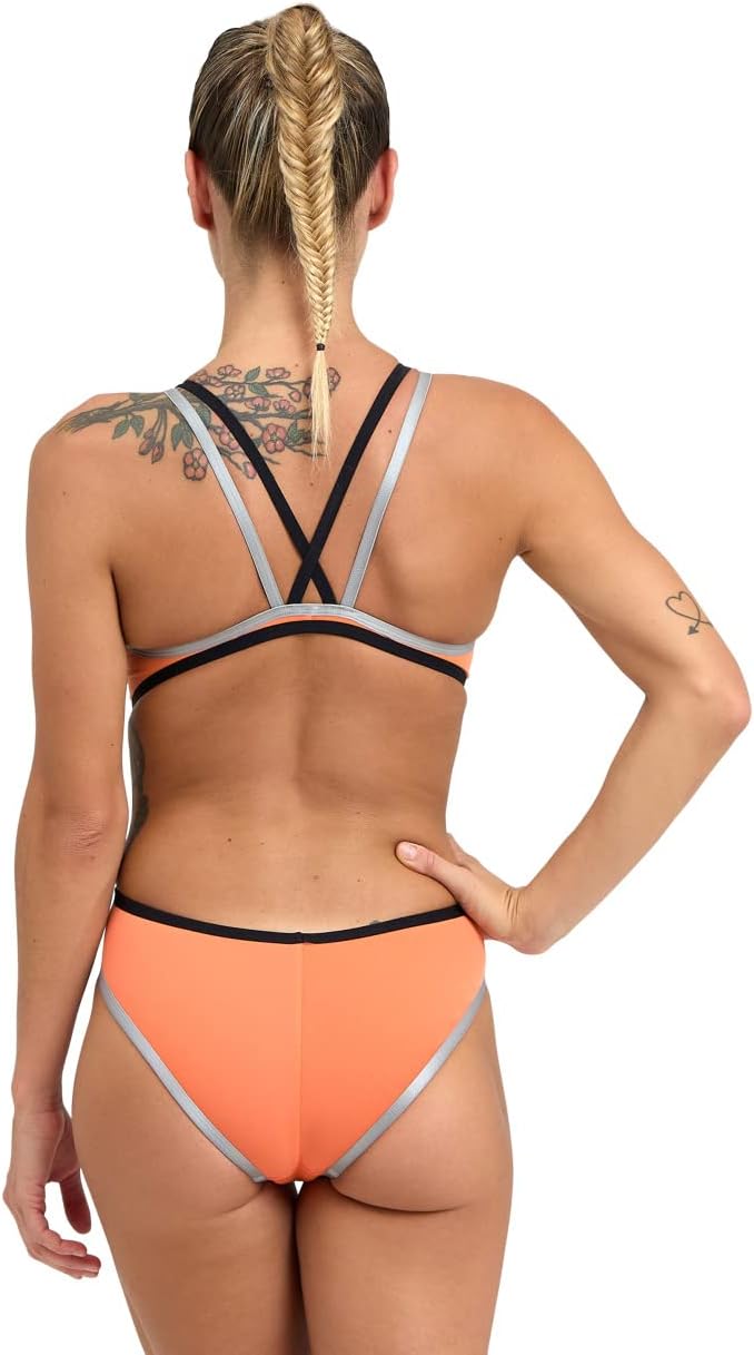 Arena Damen Cross Badeanzug 30 Nepsola-black-silver, 30 Nepsola-black-silver