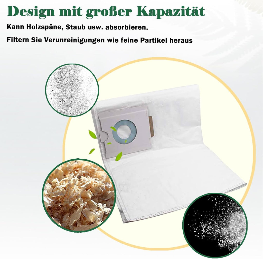 10 Stück SC FIS-CT 36/5 Staubbeutel Ersatzteile SELFCLEAN Filtersack für Festool CT 36 / CTM 36 E/CT