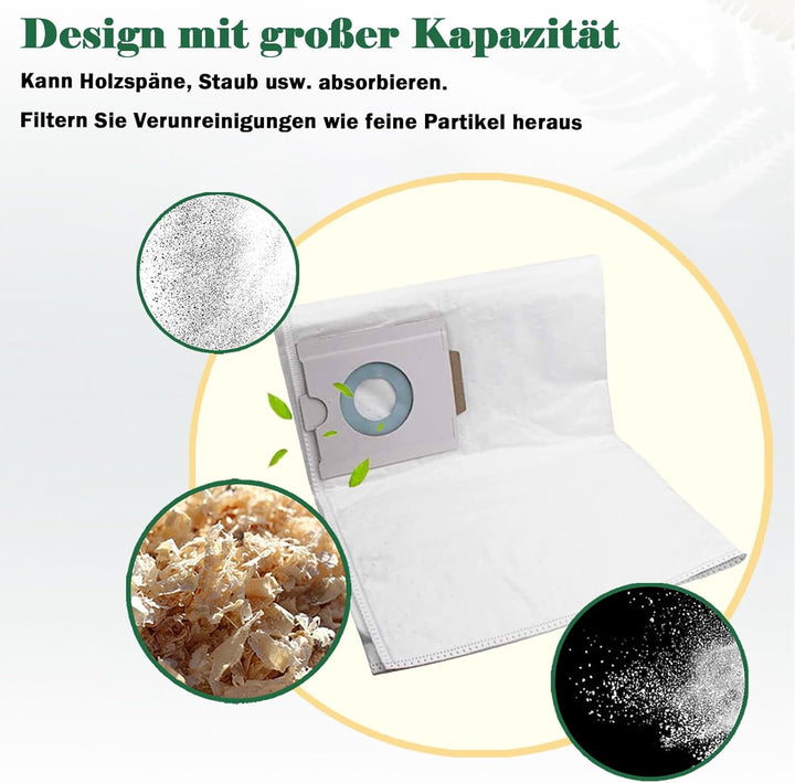 10 Stück SC FIS-CT 36/5 Staubbeutel Ersatzteile SELFCLEAN Filtersack für Festool CT 36 / CTM 36 E/CT