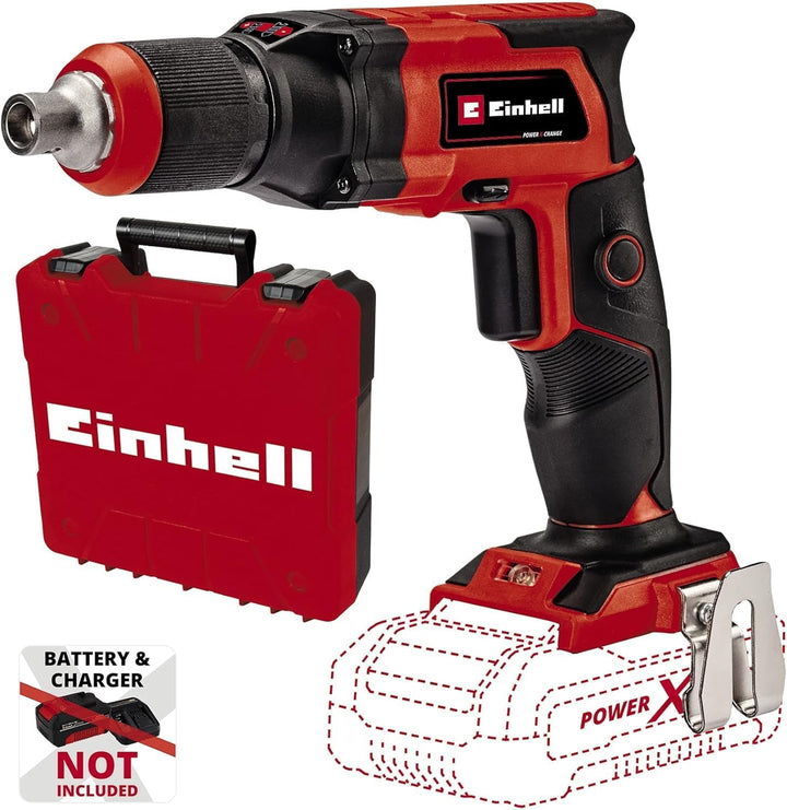 Einhell Akku-Trockenbauschrauber TE-DY 18 Li Power X-Change (Lithium-Ionen, 18 V, 4000 min-1, Tiefen