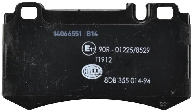 HELLA PAGID 8DB 355 014-941 Bremsbelagsatz - T1912 - Dicke/Stärke: 14.8mm - Bremssystem: Brembo - fü