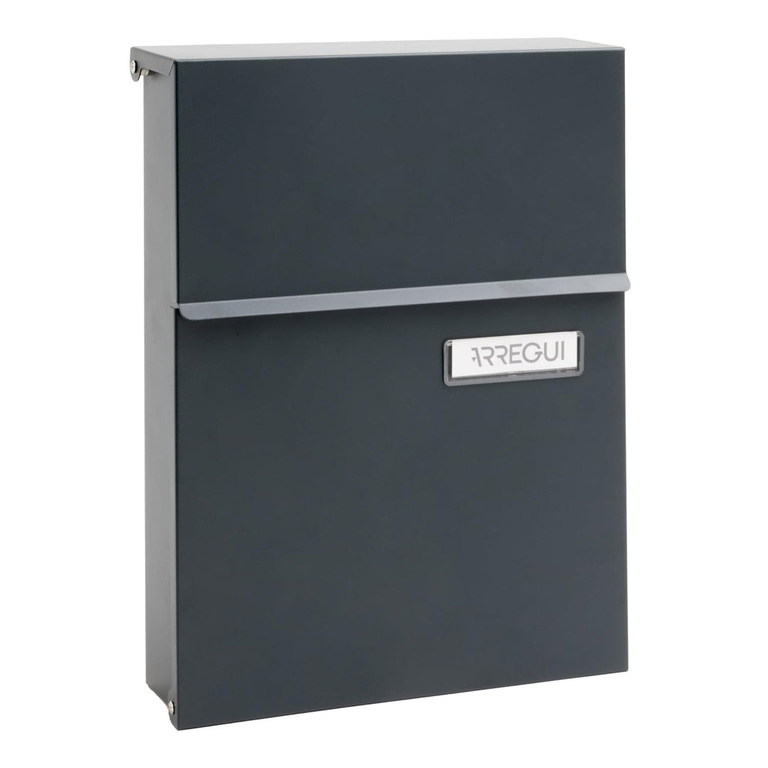ARREGUI Line E6805 Briefkasten für den Aussenbereich aus Stahl, klein, Grösse S (Din A5), Wandmontag