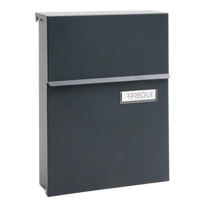 ARREGUI Line E6805 Briefkasten für den Aussenbereich aus Stahl, klein, Grösse S (Din A5), Wandmontag