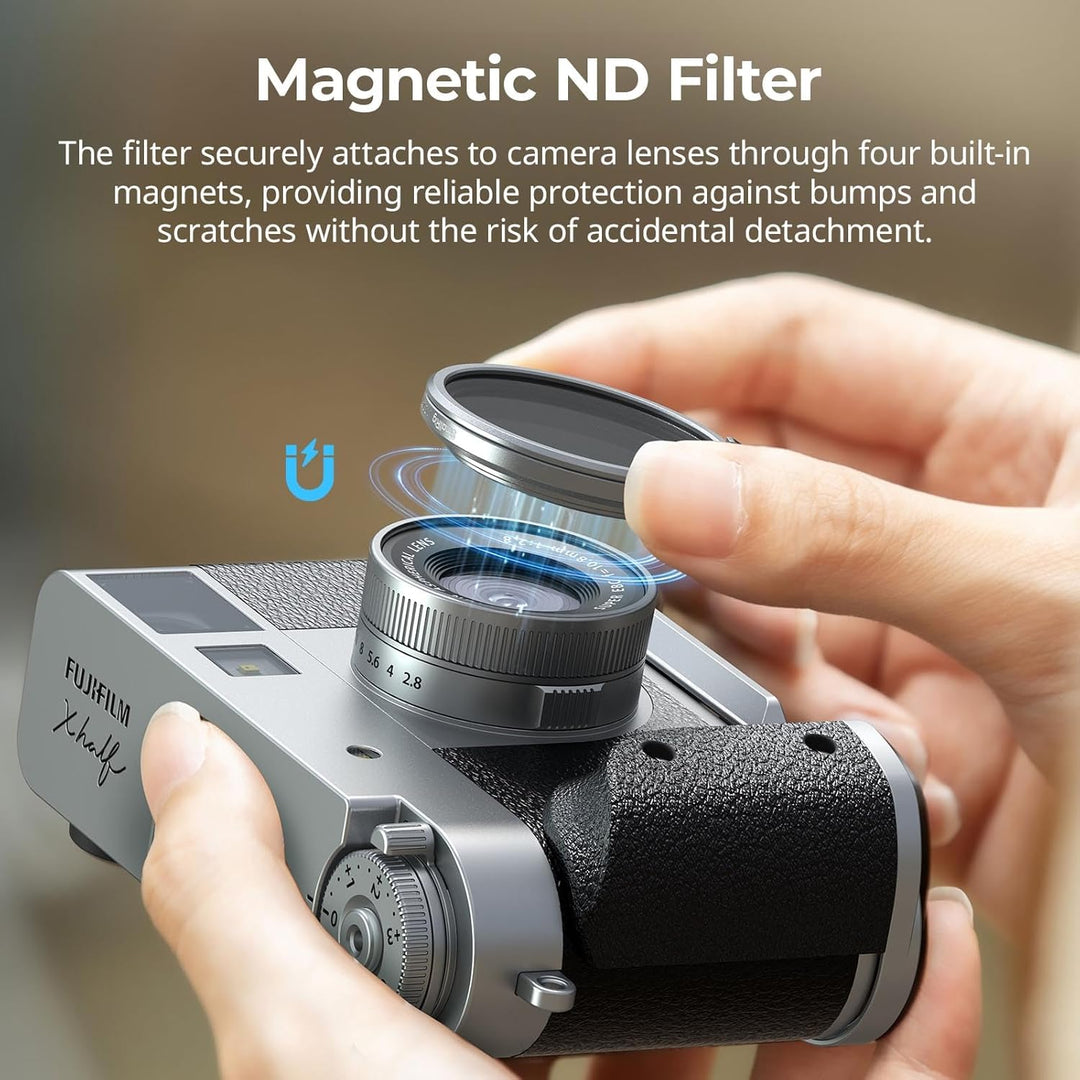 SMALLRIG Magnetischer VND-Filter ND2–ND32 für FUJIFILM X Half, stufenlose Präzisionseinstellung von