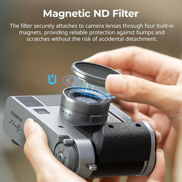 SMALLRIG Magnetischer VND-Filter ND2–ND32 für FUJIFILM X Half, stufenlose Präzisionseinstellung von