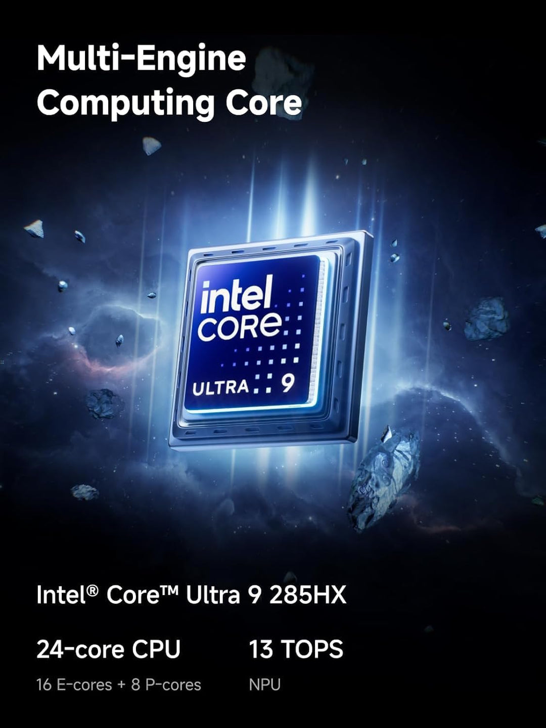 MINIS FORUM MS-02 Ultra Workstation Mini PC, Intel Core Ultra 9 285HX (24C/24T, bis zu 5.5GHz), 32GB