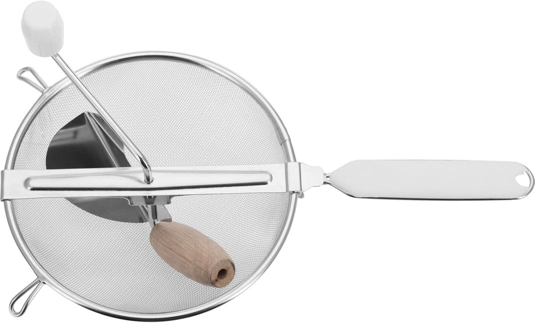Westmark Set, 3tlg.: Passiersieb (Ø 20 cm) + Trichter-Set (2tlg.) + Seih-/Passiertuch, Rostfreier Ed