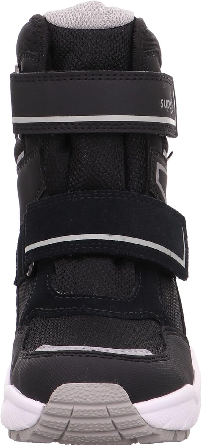 Superfit Mädchen CrystalSchneestiefel 30 EU Weit Schwarz Grau 0000, 30 EU Weit Schwarz Grau 0000