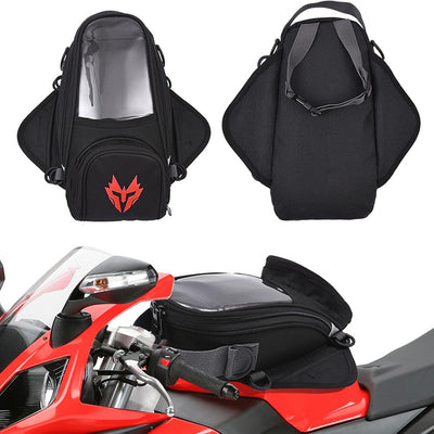 aqxreight Kraftstofftanktasche, Magnetischer Motorrad-Tankrucksack aus Oxford-Gewebe, Hochfestes 4,5