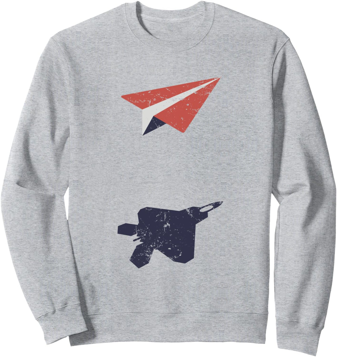 Kampfjet-Pilotengeschenk Vintage Sweatshirt