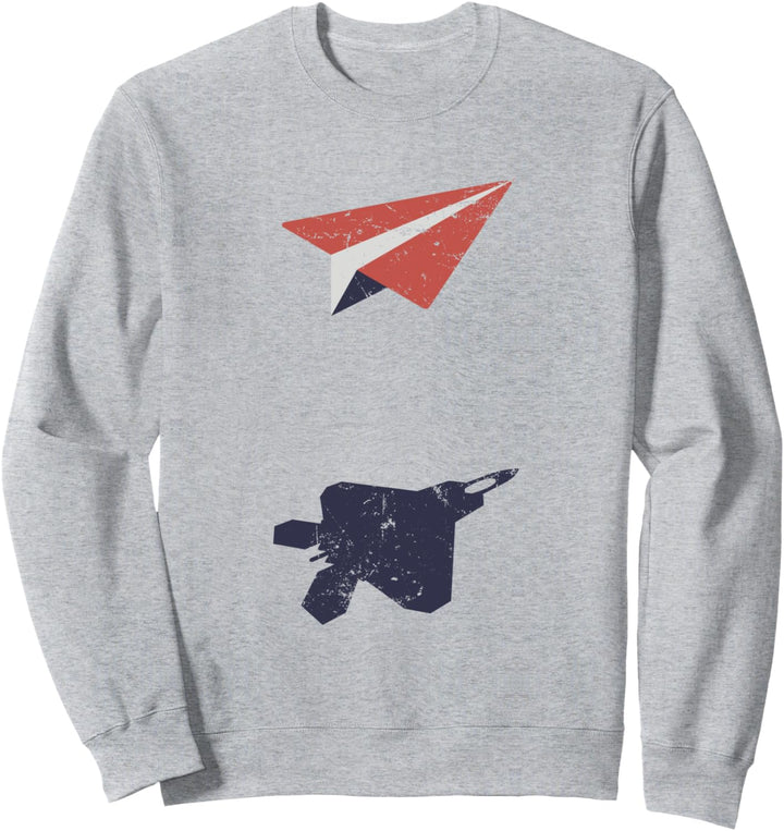 Kampfjet-Pilotengeschenk Vintage Sweatshirt