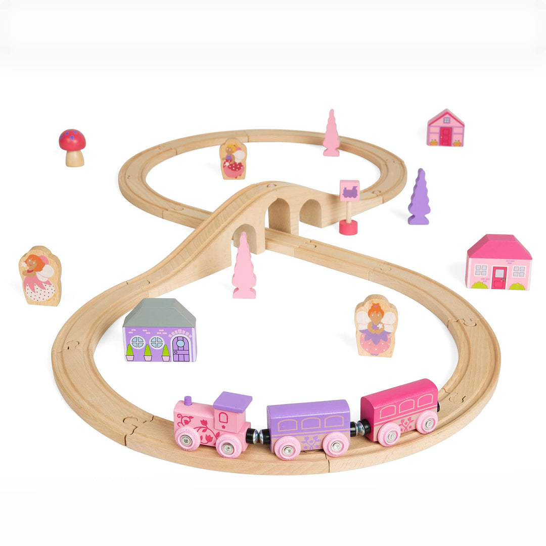 Bigjigs Rail Holzeisenbahn Set Märchen 8