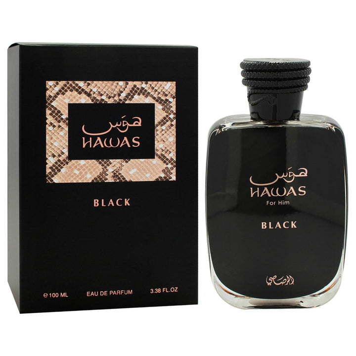 Rasasi Hawas Black for Men Eau de Parfum, Spray, 100 ml