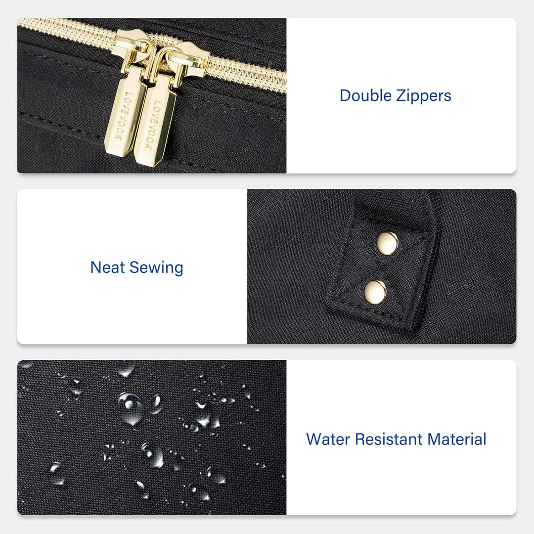 LOVEVOOK Rucksack Damen Schulrucksack, Wasserdicht Laptoprucksack mit Ladeanschluss, Rucksäcke für U