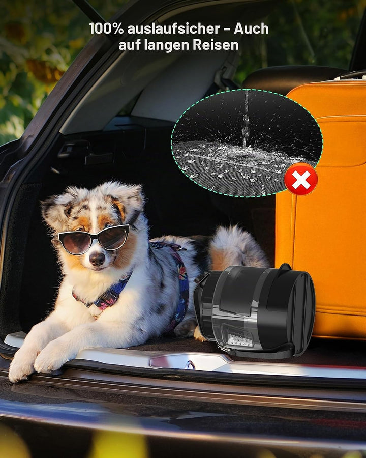 lesotc 1600 ml Trinkflasche für Hunde, Tragbare XXL extra grosse Hundetrinkflasche für unterwegs – C