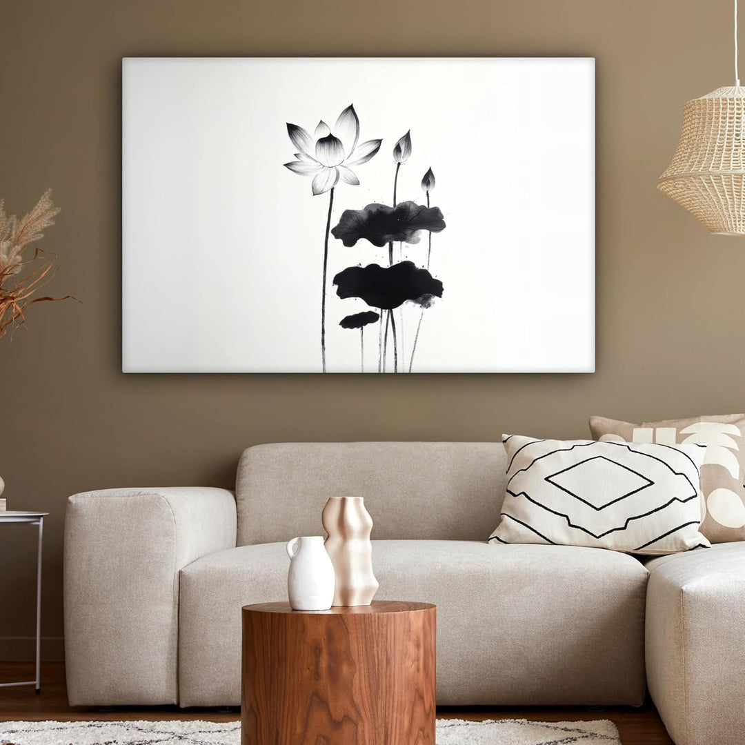 MuchoWow© Leinwandbild Gross 120x80 cm XXL Dekoration Wohnzimmer Bilder Pictures Wall Decoration Liv