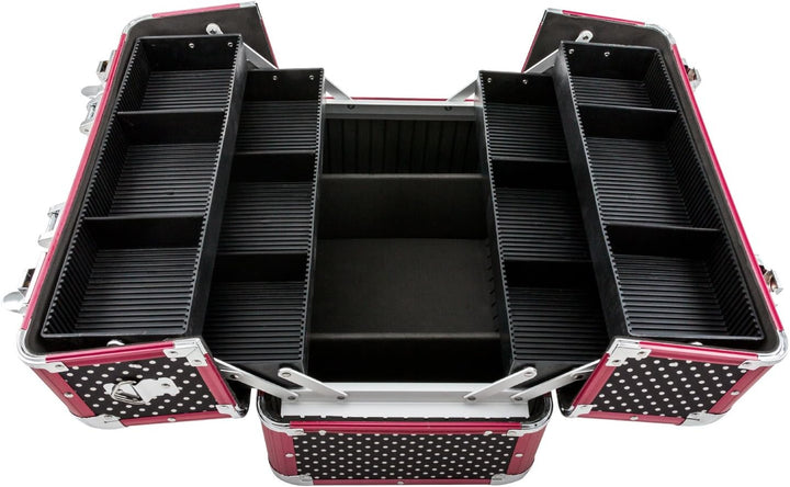 anndora Beauty Case Kosmetikkoffer - Stilvoller Schmuckkoffer, Schminkkoffer mit robustem Aluminiumr