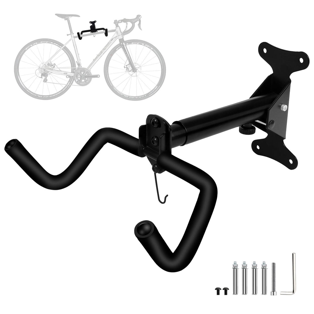 WUFANC Fahrrad Wandhalterung, 22 KG Tragen, Wandhalterung Fahrrad Besteht aus Massivem Metall und Ve