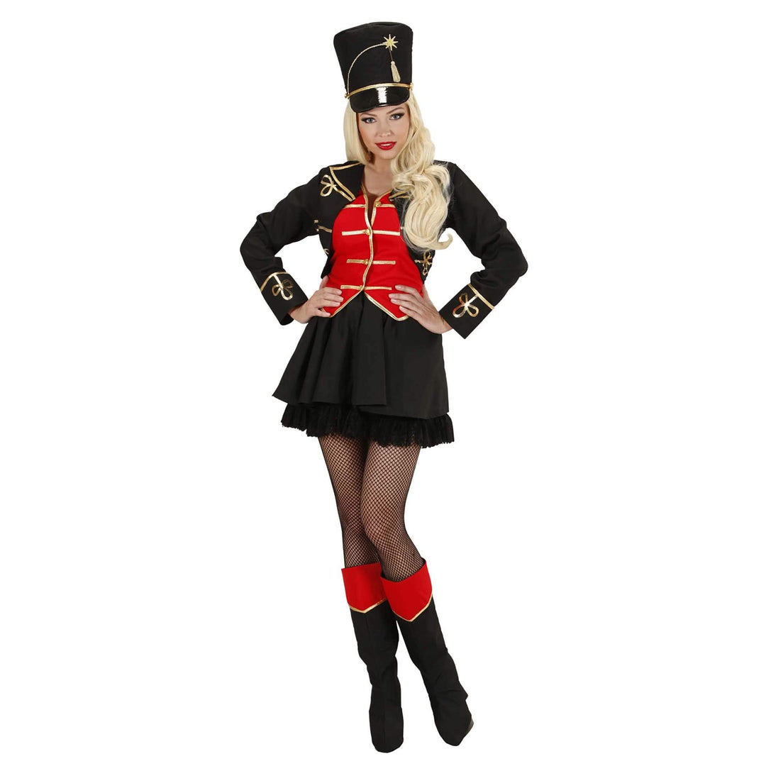 "TAMER GIRL" (jacket with vest, skirt, boot covers, hat, whip) - (S), S