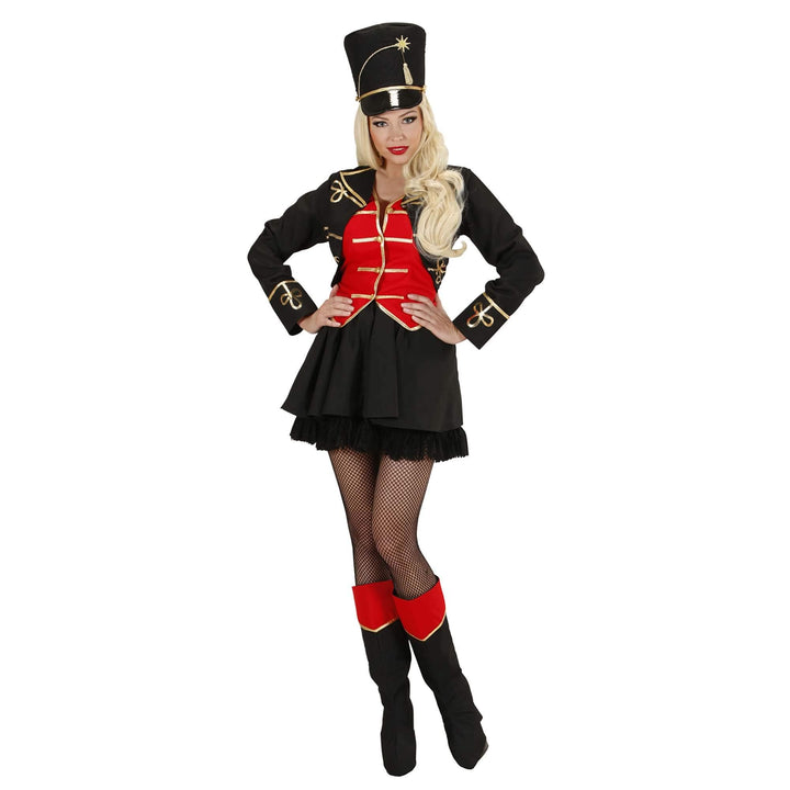 "TAMER GIRL" (jacket with vest, skirt, boot covers, hat, whip) - (S), S