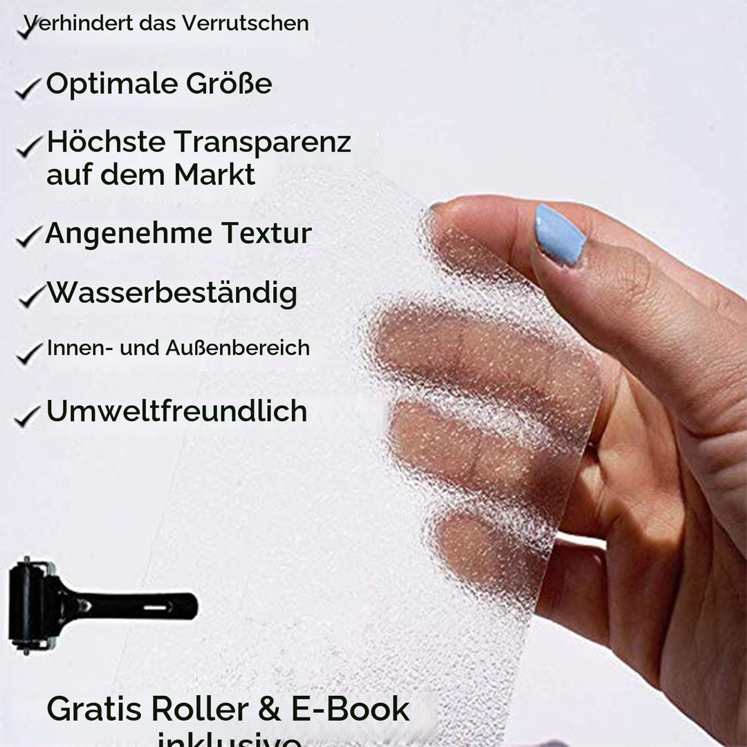 Queta Antirutschstreifen Treppe Set Rutschfest Stufenmatten Transparent Rutsch Streifen Treppenstufe
