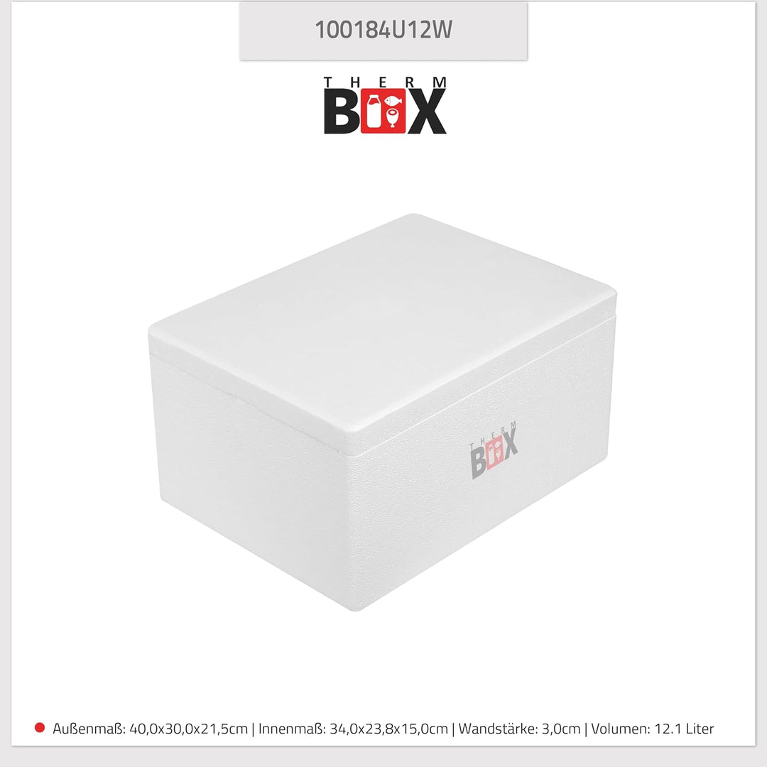 THERM BOX Styroporbox 37L bis 83L Verschiedene Grössen Isolierbox Thermobox Kühlbox Warmhaltebox Wie