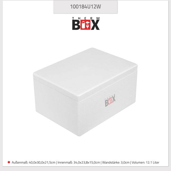 THERM BOX Styroporbox 37L bis 83L Verschiedene Grössen Isolierbox Thermobox Kühlbox Warmhaltebox Wie