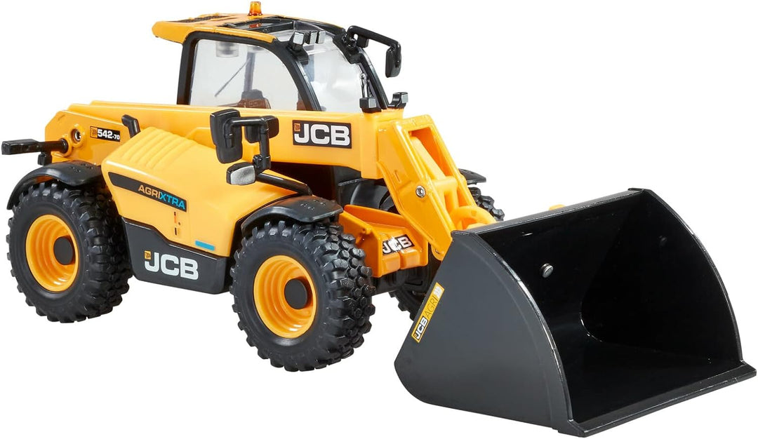 Britains 43325 AGRIXTRA Loadall Bauernhofspielzeug – Teleskopgriff JCB AGRI Truck – Sammelbares Trak