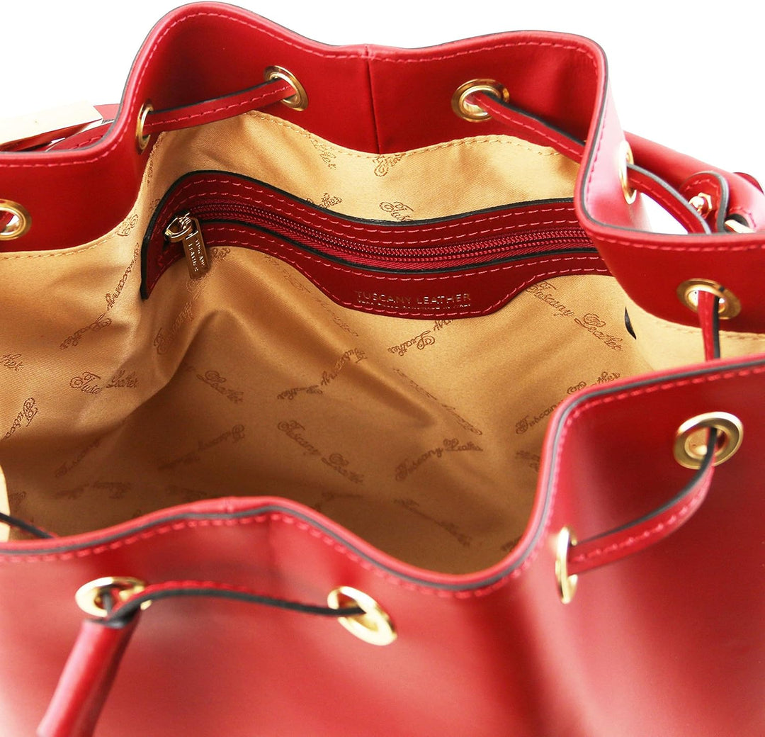 Tuscany Leather Vittoria Beuteltasche aus Leder Rot, Rot