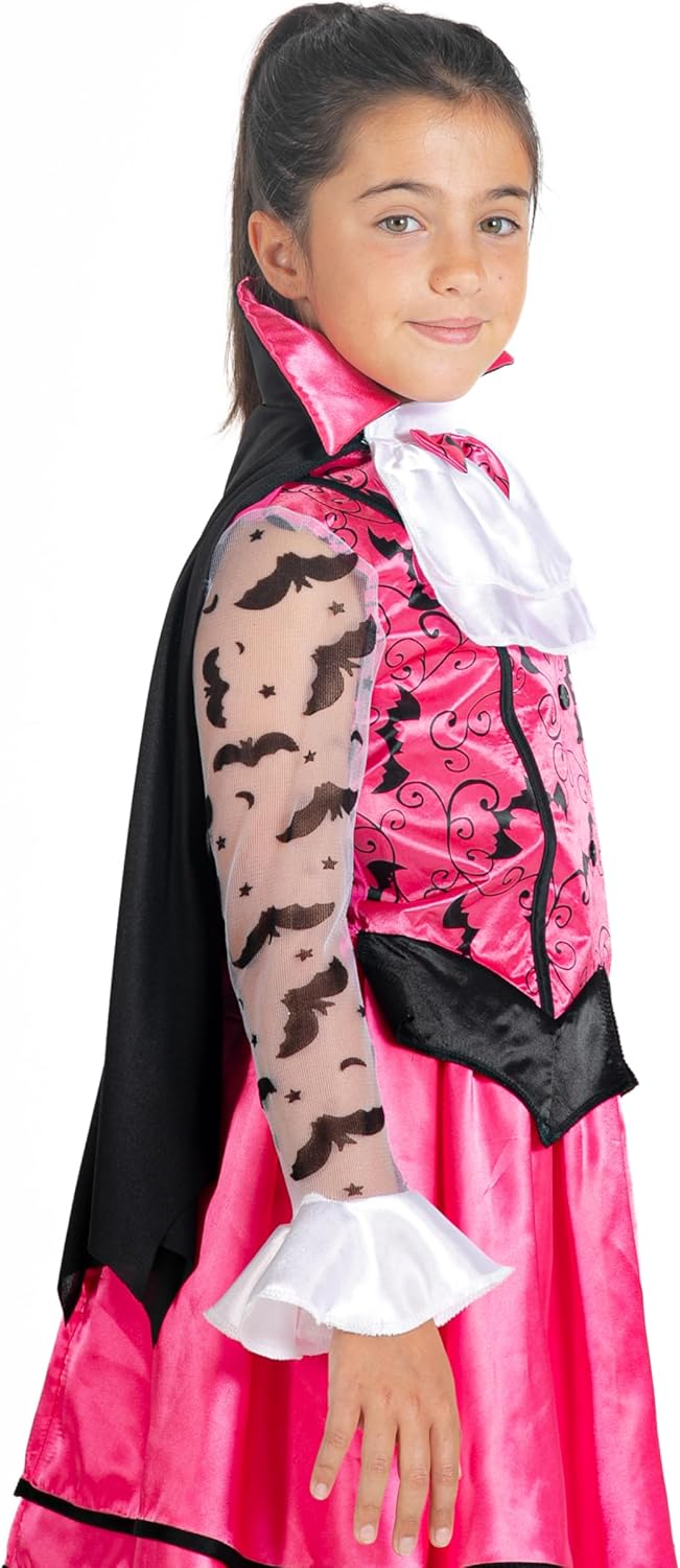 Ciao 61186.5-7 Disguise, Pink, Black, White, 5-7 Years 5-7 years Vampire Lady, 5-7 years Vampire Lad