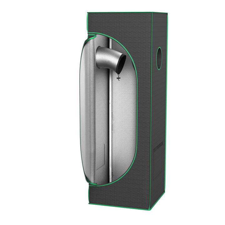 XMTECH Growzelt 40x40x120cm Gewächshaus, Indoor Growroom Growschrank Darkroom mit Beobachtungsfenste