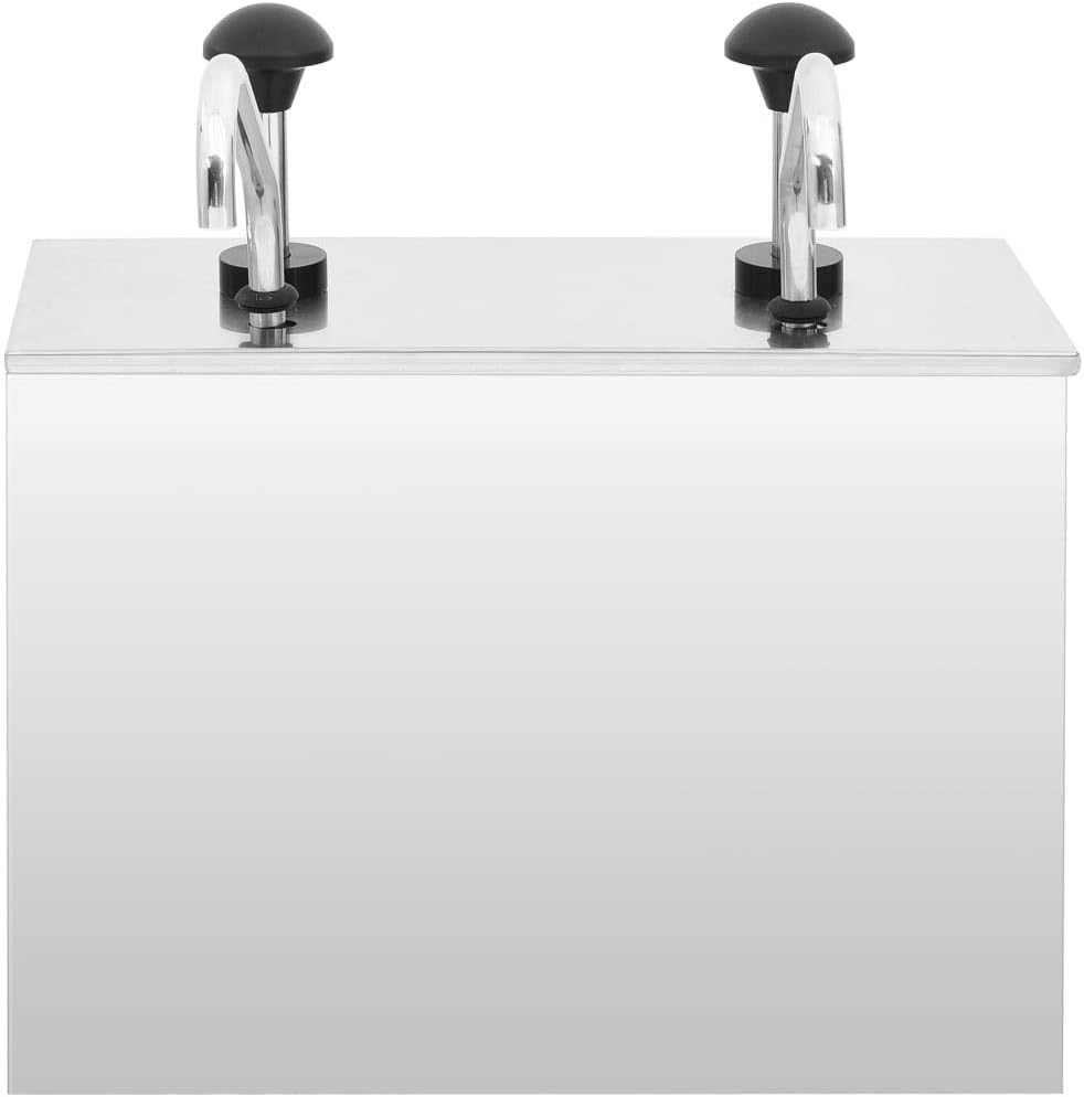 SKM Saucen-Spender Edelstahl 2 x 3,5 L, Weight: 5.05 kg, 51233 2 x 3.5 l, 2 x 3.5 l