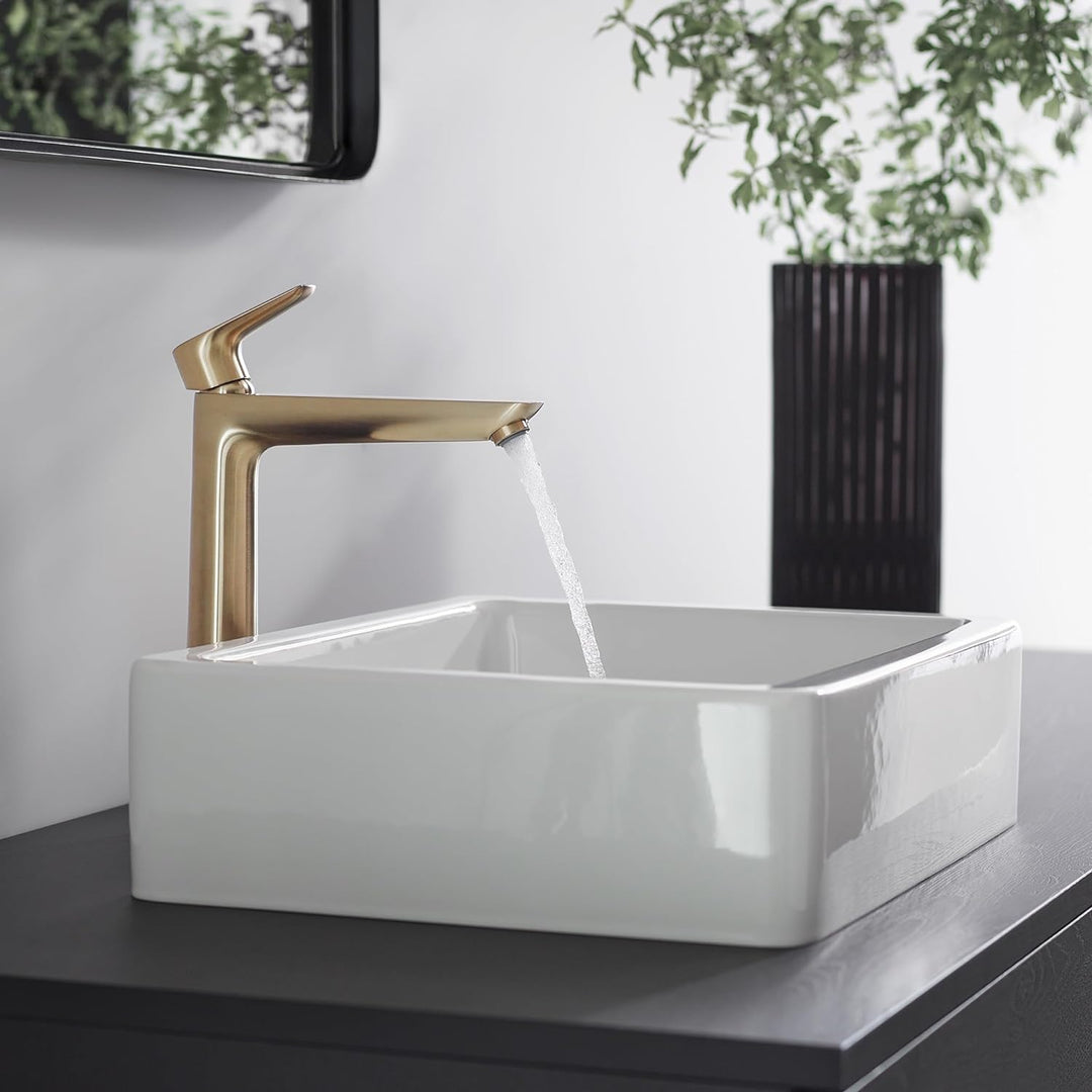 hansgrohe Wasserhahn Talis E (Armatur mit Auslauf Höhe 240 mm), Einhebel-Waschtischmischer ohne Abla