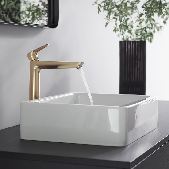 hansgrohe Wasserhahn Talis E (Armatur mit Auslauf Höhe 240 mm), Einhebel-Waschtischmischer ohne Abla