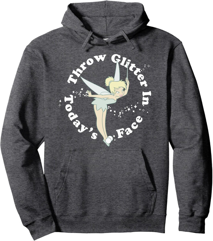 Disney Peter Pan Tinkerbell Throw Glitter In Today's Face Pullover Hoodie